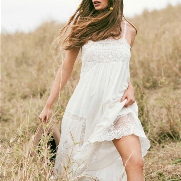 NWT Spell peaches slip dress, size small - Picture 1 of 5